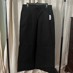 Old Navy- high waisted pull on pixie wide leg pants